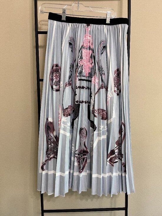 N By Nancy Dresses & Skirts - NWT N by Nancy Pleated Equestrian Midi Skirt Sz XL Preppy Quiet Luxury Office